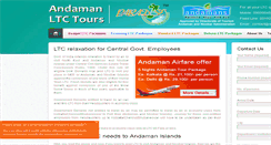 Desktop Screenshot of andamanltc.com